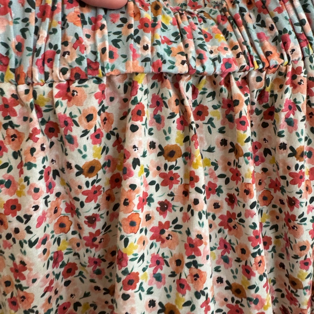 Silvia Tcherassi Pescali Off-Shoulder Floral Mini Dress Size small - Picture 7 of 11